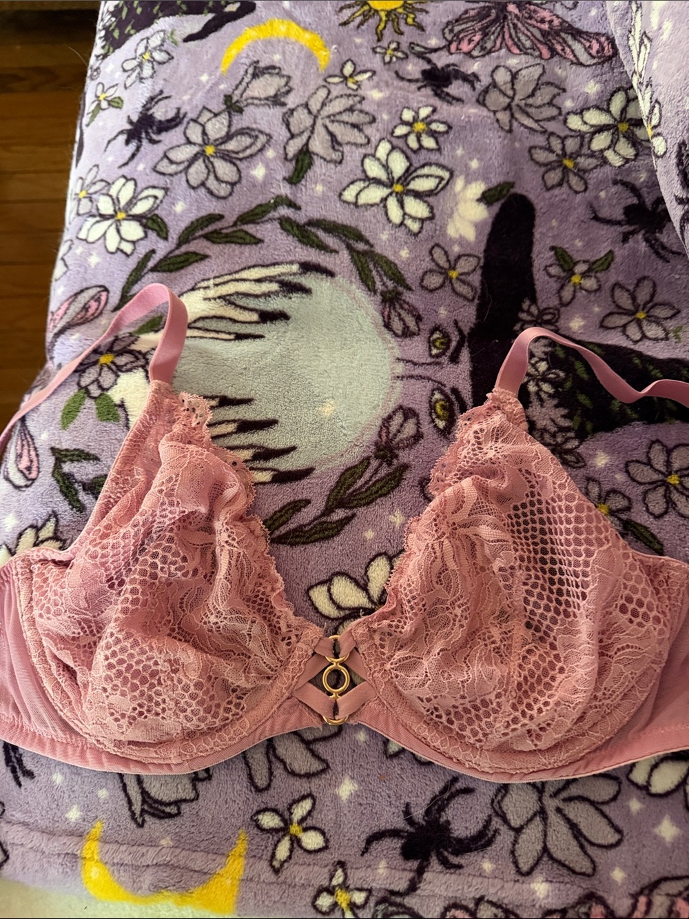 Lace Underwire Bra - Dusty Rose 36 C auden